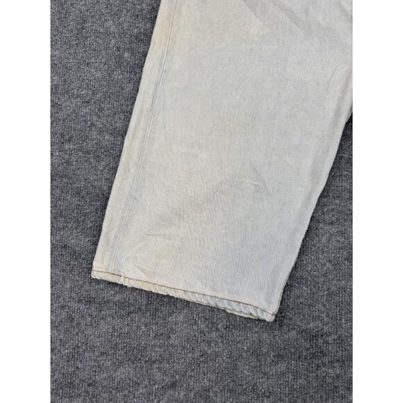 Vintage Levi’s 501 USA Made Light Wash Denim Shorts 38x12 Button Fly 90s - Picture 14 of 16